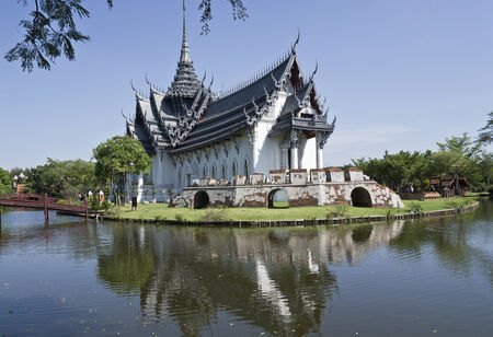 The ancient City at Samutprakan Province in Thailandの写真素材
