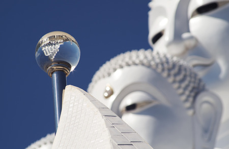 Dharmma Glass,Wat Phra That Pha Son Kaew.の写真素材