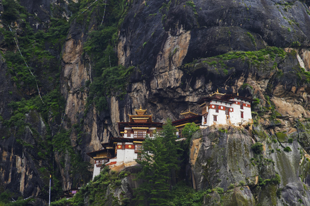 Taktshang monastery in Bhutanの写真素材