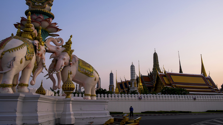 Grand Palace, Bangkok, Thailandのeditorial素材