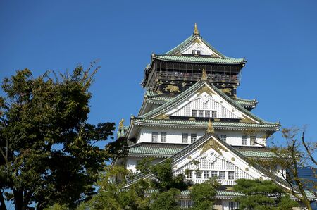 Osaka castle.のeditorial素材