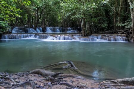 Huay Mae Kamin Waterfallの写真素材