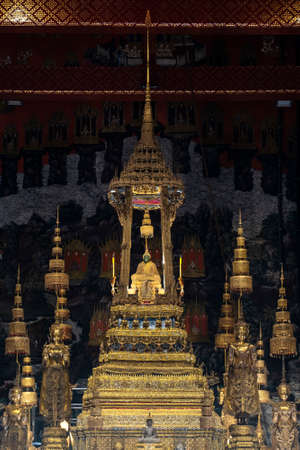 The emerald buddha in grand palace.