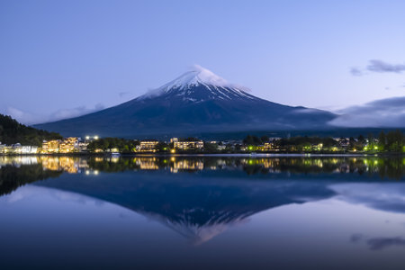 Mount Fuji, Japan - is the highest mountain in Japan located on Honshu Island.