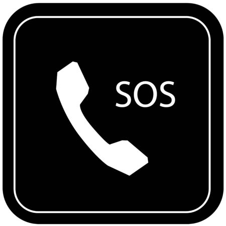 sos call icon.のイラスト素材