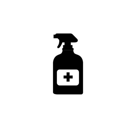 Disinfection. Hand sanitizer bottle icon, washing gel. Vector illustrationDisinfection. Hand sanitizer bottle icon, washing gel. Vector illustrationのイラスト素材