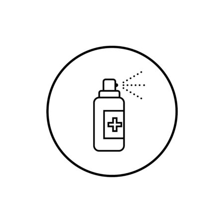 Disinfection. Hand sanitizer bottle icon, washing gel. Vector illustrationDisinfection. Hand sanitizer bottle icon, washing gel. Vector illustrationのイラスト素材