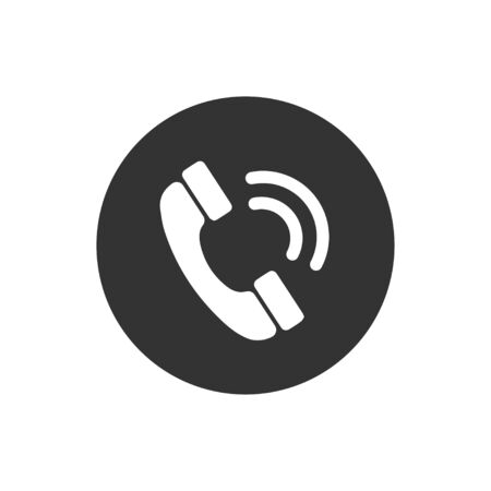 phone vector icon, telephone symbolのイラスト素材