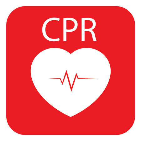 heart cpr medical icon vector designのイラスト素材