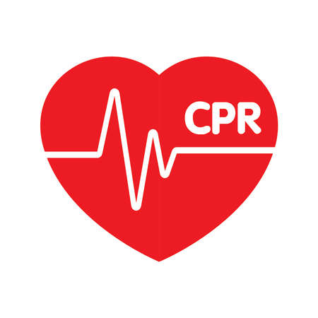 Heart cpr medical icon vector designの素材 [FY310152456164]