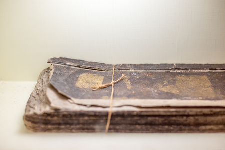 Historical evidence, archives, document and ancient bookのeditorial素材