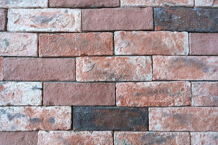 Close-up detailed brick wall that show texture, detail, can used as graphic resource, wallpaper,...