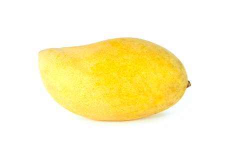 ripe mango isolated on white background