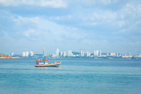 Fishing boat in Pattaya Thailandの写真素材