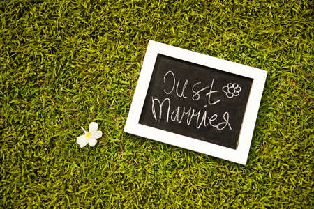 wedding boardの写真素材