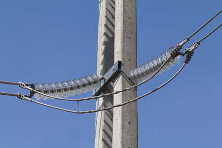 Glass insulators polarity protection.115 Kv