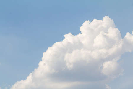 Clouds gathered in the sky