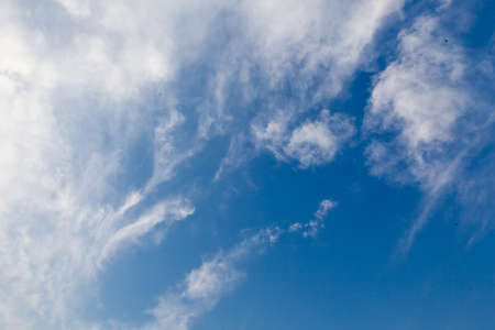 A small cloud filled sky