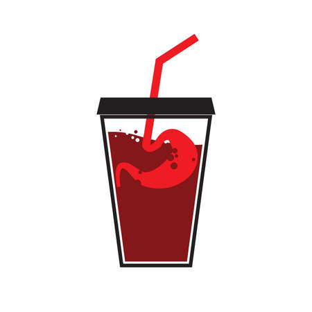 Drink with results Gastrointestinal diseasesのイラスト素材
