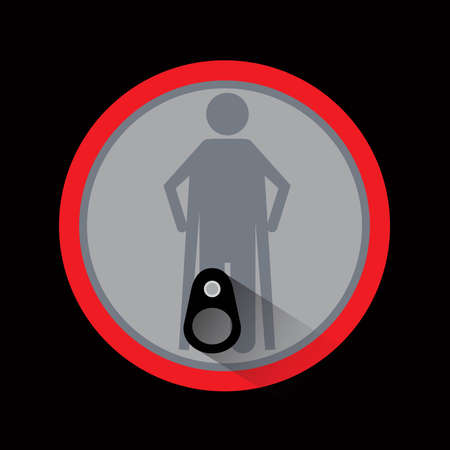 disabled iconのイラスト素材