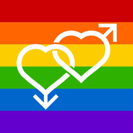 homosexual vector design.のイラスト素材