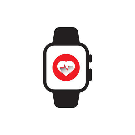 Watch graph heartのイラスト素材