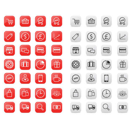 ecommerce iconのイラスト素材