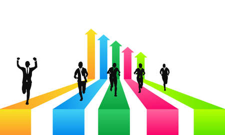 business Winnerのイラスト素材