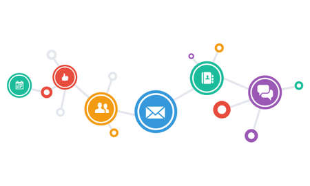 business connectionのイラスト素材