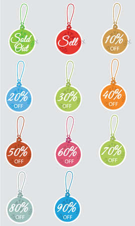 cristmas price tagのイラスト素材