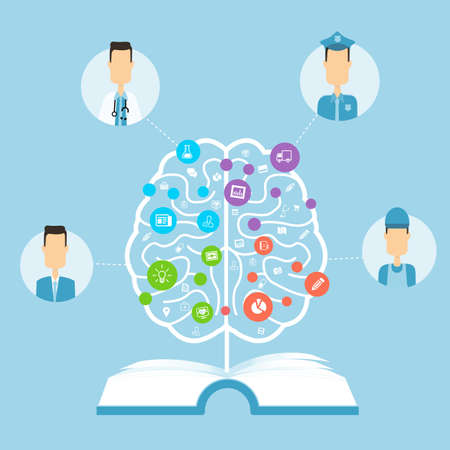 vector knowledge and creativity from education and learning