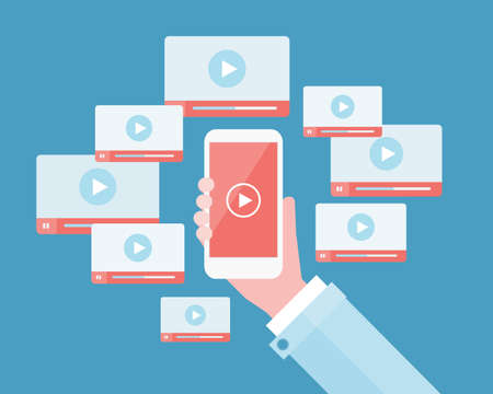 business video marketing content online concept