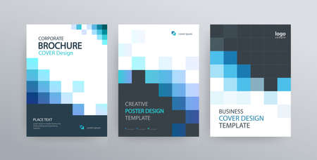 abstract poster cover design template for brochure, flyer, magazine ,annual report, and presentation . vector for editable.のイラスト素材