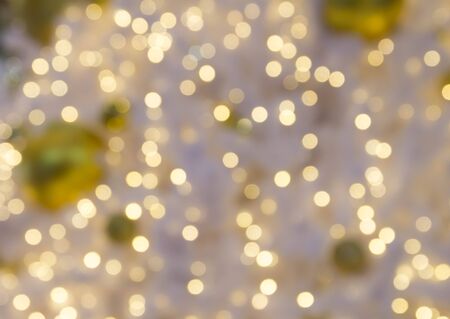 Defocused bokeh light background for Christmas and New Year Celebrationの写真素材