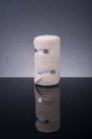 Medical bandage studio shot with reflection.の写真素材