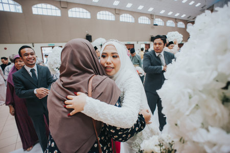 CIRCA 2017,Kuala Lumpur,Malaysia.Scenery at Muslim malay wedding ceremony.のeditorial素材