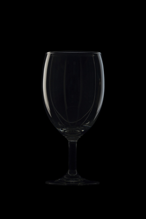 Glass for drink water and milk in black backgroundの写真素材