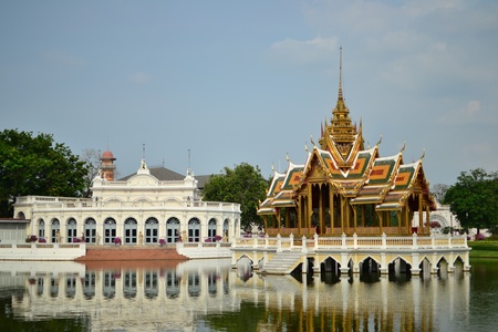 Bang Pa-In Palace in  Ayutthaya  Province,Thailand .のeditorial素材