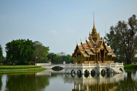 Bang Pa-In Palace in  Ayutthaya  Province,Thailand .のeditorial素材