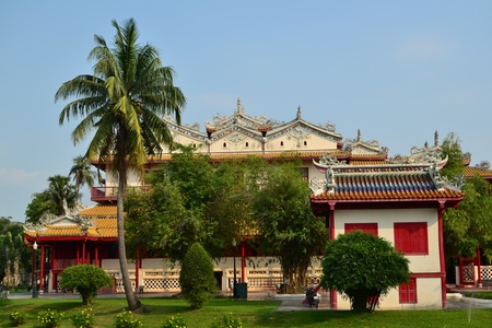 Bang Pa-In Palace in  Ayutthaya  Province,Thailand .のeditorial素材