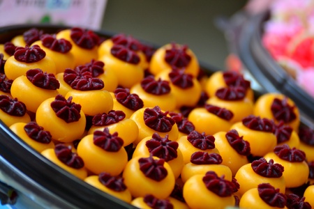 Colorful of Traditional Thai Dessert の写真素材
