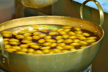 Colorful of Traditional Thai Dessert の写真素材