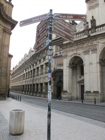 Street and Architecture of Prague, Czech Republicの写真素材