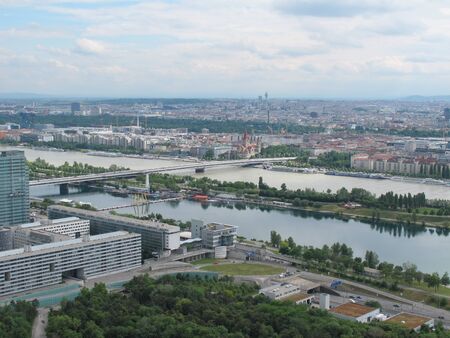Landscapes and landmarks of Vienna,Austria,Europeの写真素材