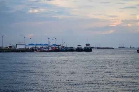 Landscapes of Koh Si Chang(Si Chang  Island), Sriracha,Chonburi Province,Thailand,Asiaの写真素材