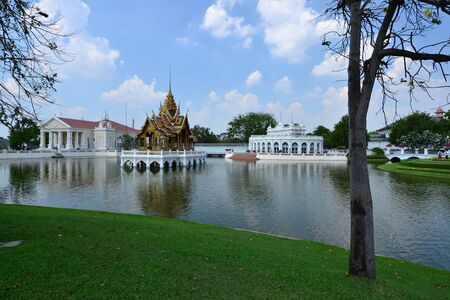 Bang Pa-In Palace in Ayutthaya Province,Thailand,Asia.のeditorial素材