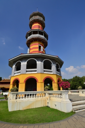 Bang Pa-In Palace in Ayutthaya Province,Thailand,Asia.のeditorial素材