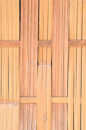 Wooden bamboo Fence from Thailand.の写真素材