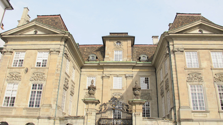 Beautiful scenery and architecture in Zurich, Switzerlan.のeditorial素材