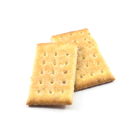 Biscuit isolated on white background.の写真素材